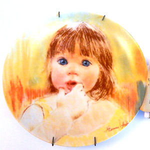 "Fascination" 1st plate in the "Frances Hook Legacy" Plate Collection